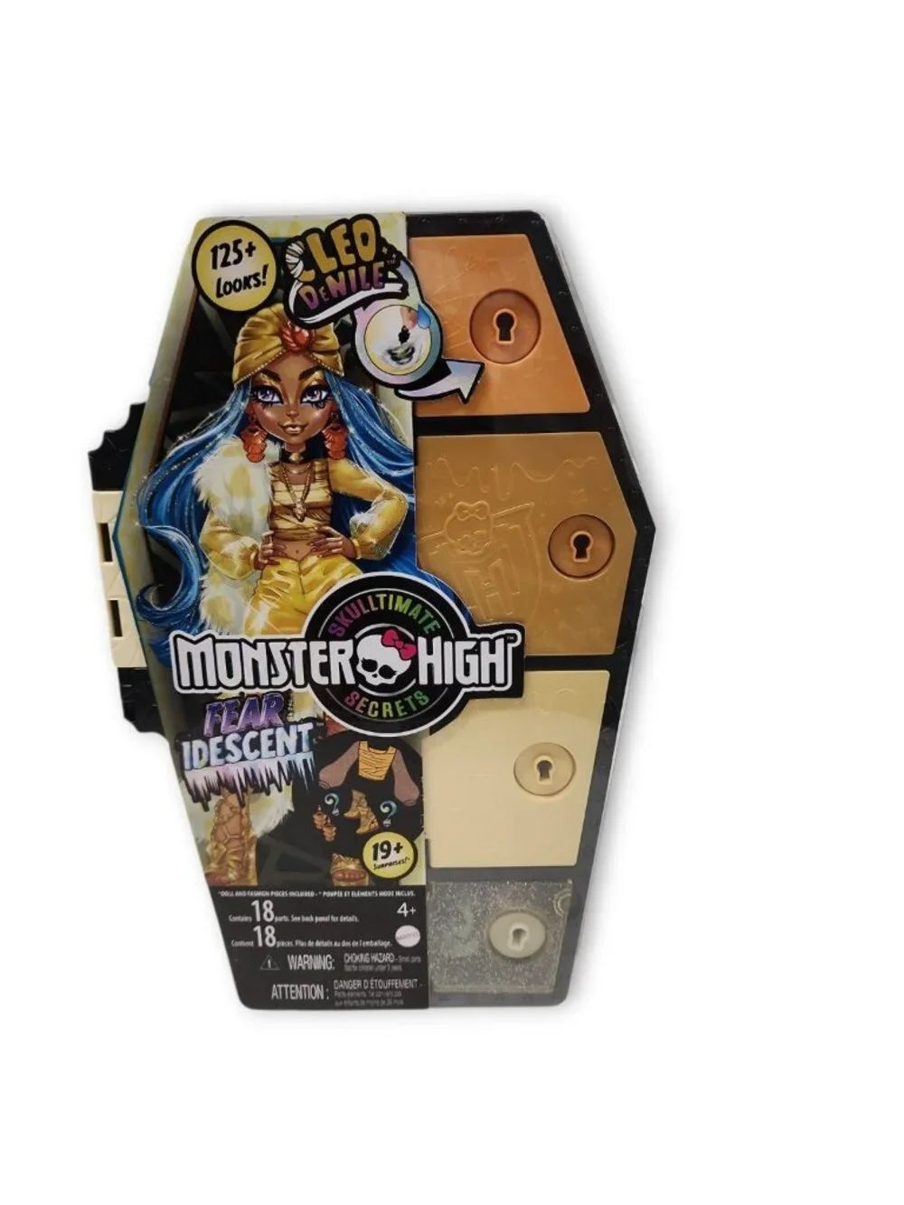 Monster High Cleo De Nile Skulltimate Secrets Fearidescent Doll - New & Sealed